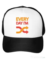 Sapca personalizata Every day i'm shuffling Alb