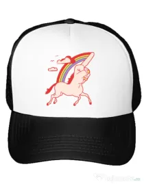 Sapca personalizata FUnicorn Alb
