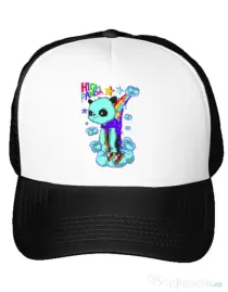 Sapca personalizata High panda Alb