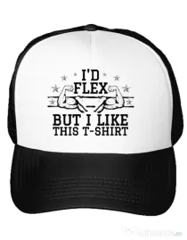 Sapca personalizata I like this tshirt Alb