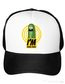 Sapca personalizata I'm pickle Rick! Alb