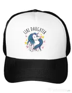 Sapca personalizata Like daughter Alb