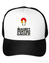 Sapca personalizata Magnet pentru gagici Alb