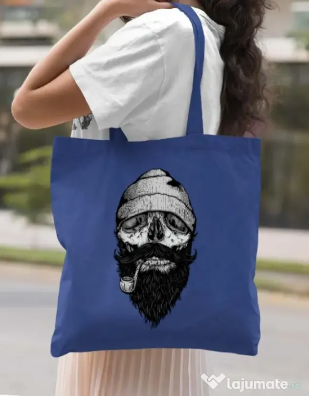 Sacosa din panza Bone sailor Albastru regal