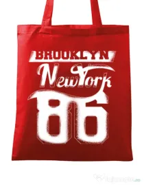 Sacosa din panza Brooklyn Rosu