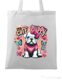 Sacosa din panza BULLDOG 05 Alb