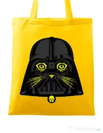 Sacosa din panza Cat Vader Galben