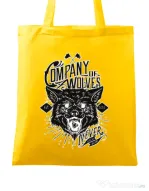 Sacosa din panza Company of wolves Galben