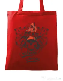 Sacosa din panza Dead rockers Rosu