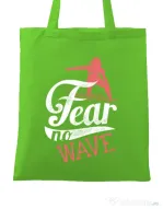 Sacosa din panza Fear no wave Verde mar