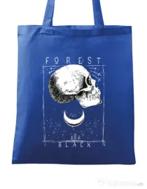 Sacosa din panza Forest Black Albastru regal