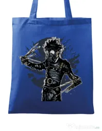 Sacosa din panza Gas mask scissor Albastru regal