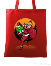 Sacosa din panza Grinch stole Christmas Rosu