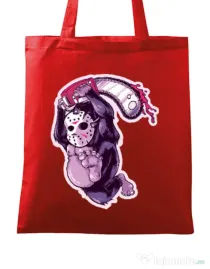 Sacosa din panza Kong revenge Rosu