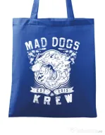 Sacosa din panza Mad dogs krew Albastru regal