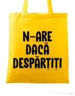 Sacosa din panza Nu are sens 2 Galben