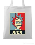 Sacosa din panza Rick Alb