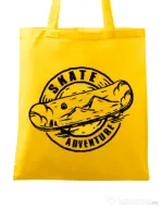Sacosa din panza Skate adventure Galben
