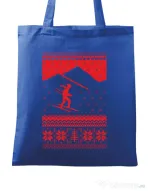 Sacosa din panza Ski trip Albastru regal