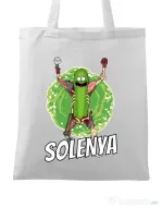 Sacosa din panza Solenya Alb