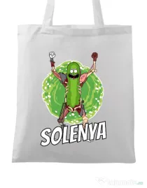 Sacosa din panza Solenya Alb