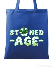 Sacosa din panza Stoned age Albastru regal