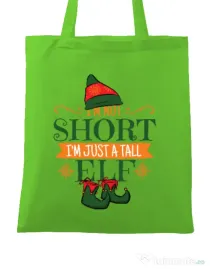 Sacosa din panza Tall Elf Verde mar