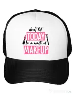 Sapca personalizata A waste of makeup Alb