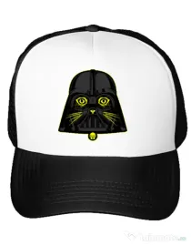 Sapca personalizata Cat Vader Alb