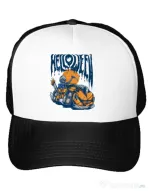 Sapca personalizata Hello ween Alb