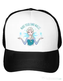 Sapca personalizata Make your own magic Alb