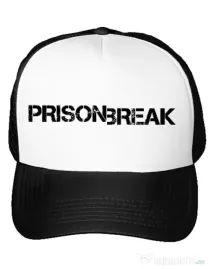 Sapca personalizata Prison break Alb