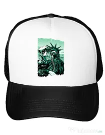 Sapca personalizata Save the liberty Alb