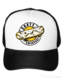 Sapca personalizata Skate adventure Alb
