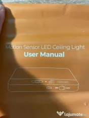 Plafoniera led cu senzor de miscare reincarcabila usb 