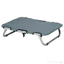 PawHut Patut pentru Caini Pliabil din Otel si Material Oxford pentru Interior si Exterior 59x46x15cm Gri