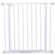 Poarta de Siguranta PawHut pentru Copii si Animale de Companie Alb 76-82x76cm | Aosom Romania