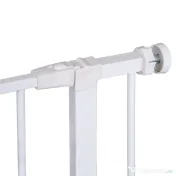 Poarta de Siguranta PawHut pentru Copii si Animale de Companie Alb 76-82x76cm | Aosom Romania