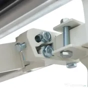 Outsunny Copertină Rulou Manuală pentru Uși și Ferestre, din Aluminiu și Poliester Anti-UV, 295x245cm, Gri | Aosom Romania 