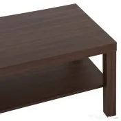 HOMCOM Măsuță de Cafea Rectangulară Clasică cu Raft Spațios de Depozitare din Lemn 90×45×44.5cm | Aosom Romania