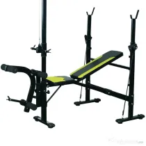 Banca Fitness cu Spatar Reglabil HOMCOM 175x110x202cm | Aosom Romania