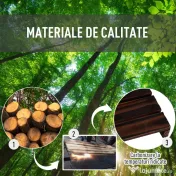 Outsunny Raft de Flori cu 4 Nivele si Roti , din Lemn 123.5L x 33L x 80Hcm | Aosom Romania 