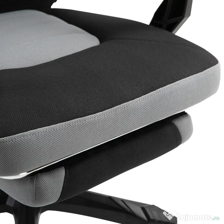 Vinsetto Scaun de Birou Ergonomic Reclinabil cu Suport Picioare Retractabil, Gri | Aosom Romania