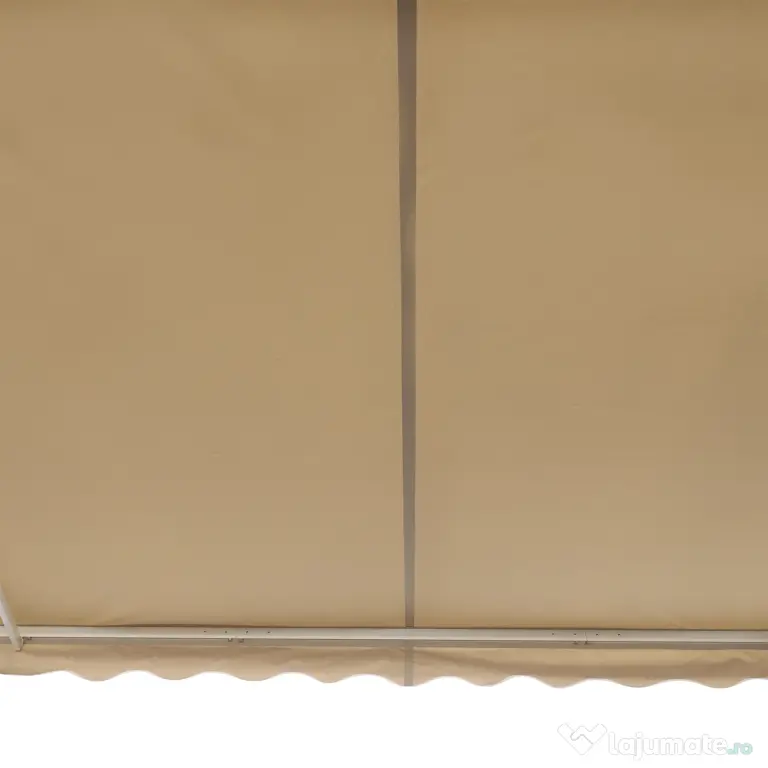 Outsunny Copertină Retractabilă pentru Terasă cu Manivelă Manuală, Rezistentă la Apă, Structură Metalică și Aluminiu, 4x2.5m, Bej | Aosom Romania