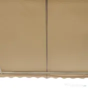 Outsunny Copertină Retractabilă pentru Terasă cu Manivelă Manuală, Rezistentă la Apă, Structură Metalică și Aluminiu, 4x2.5m, Bej | Aosom Romania