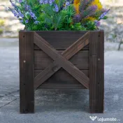 Outsunny Vas Ridicat din Lemn pentru Plante și Legume Capacitate 80 kg pentru Grădină | Aosom Romania 