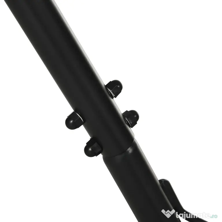 Outsunny Suport Schelet pentru Hamac Reglabil Max. 120 Kg, Negru, 313-388x109x116cm