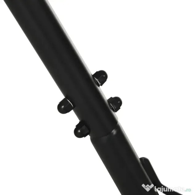 Outsunny Suport Schelet pentru Hamac Reglabil Max. 120 Kg, Negru, 313-388x109x116cm