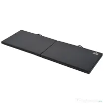 HOMCOM Tapet de Gimnastică Pliabil, Tapet Fitness Gros de 5 cm și Antialunecare, 180x60x5 cm, Negru | Aosom Romania