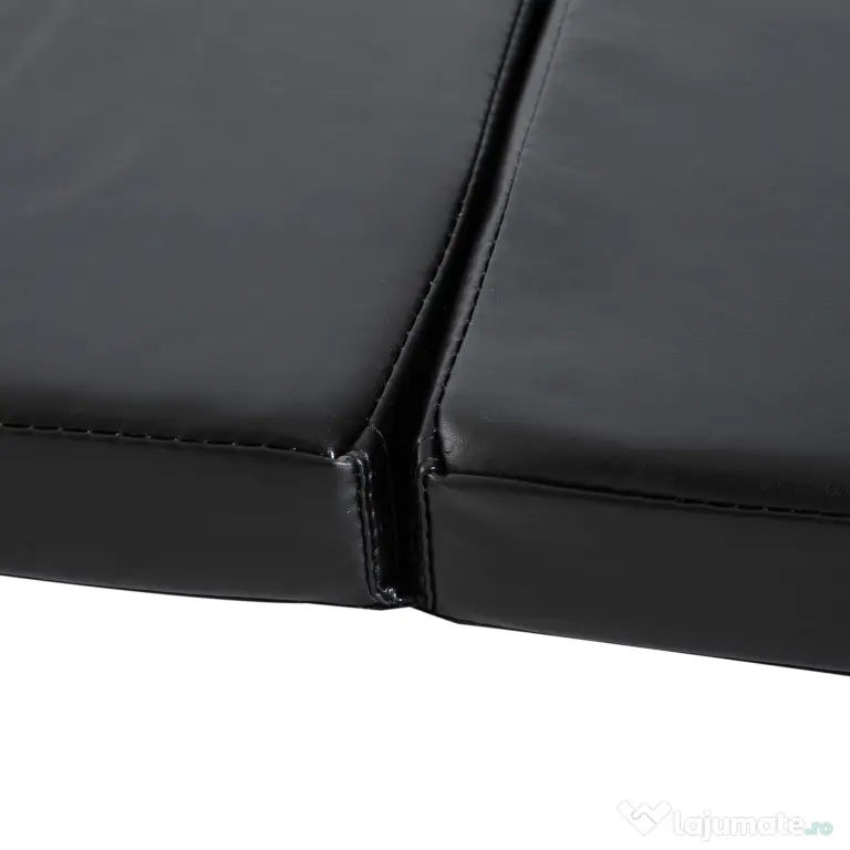 HOMCOM Tapet de Gimnastică Pliabil, Tapet Fitness Gros de 5 cm și Antialunecare, 180x60x5 cm, Negru | Aosom Romania